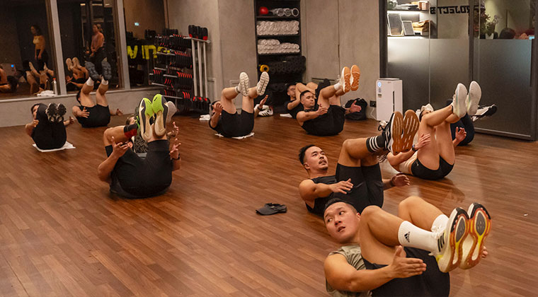 Project Sweat class in Hong Kong