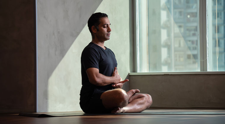 Yoga class in Hong Kong